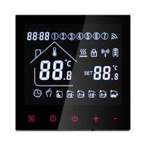 Termostato Inteligente WiFi Tuya Com Tela Touch LCD Para Aquecimento De Piso, Controle Remoto Para