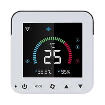 Termostato Inteligente WiFi Tuya Controle De Temperatura E Umidade IR Tela Sensível Ao Toque