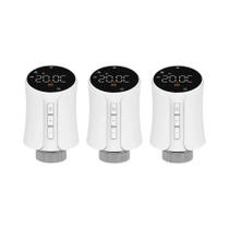 Termostato Inteligente WiFi Zigbee Tuya TRV Atuador De Válvula De Radiador Controlador De