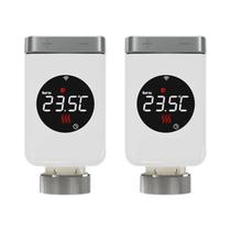 Termostato Inteligente ZigBee Atuador De Válvula De Radiador Controlador De Temperatura Alexa Google