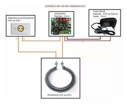 Termostato Sensor Temperatura W1209 (chocadeira) - Comprei Online