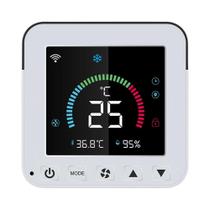 Termostato WiFi Inteligente Para Ar Condicionado, Controlador De Temperatura E Umidade IR, Termostato WiFi Inteligente Para Ar Condicionado, Controlador De Temperatura E Umidade IR,