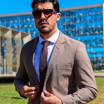 Terno/Costume Microfibra - Marrom