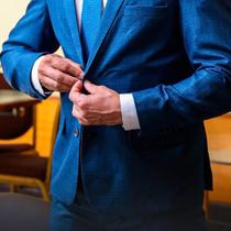 Terno/Costume Poliviscose - Azul