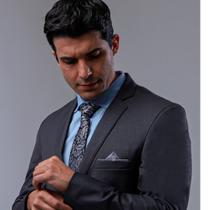 Terno/Costume Poliviscose - Chumbo