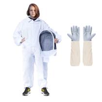 Terno de apicultura LONGADS Terno de abelha profissional para homens e mulheres Terno de apicultura LONGADS Terno de abelha profissional para homens e mulheres