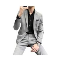 Terno De Luxo Masculino De Duas Peças Para Noivo, Traje Casual De Negócios Para Banquete Com Calças