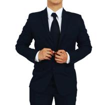 terno executivo preto slim (somente calça e blazer) terno executivo preto slim (somente calça e blazer)