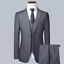 Terno Formal Masculino De 3 Peças Blazer Colete Calças Para Casamento Casual Profissional M-6XL