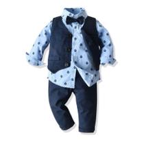 Terno Infantil Menino C/ Colete Social Roupa Festa Casamento Terno Infantil Menino C/ Colete Social Roupa Festa Casamento