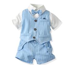 Terno Infantil Menino C/ Shorts Social Roupa Festa Casamento Terno Infantil Menino C/ Shorts Social Roupa Festa Casamento