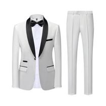 Terno Masculino Casual De Negócios Para Casamento E Festa, Tamanhos M-6XL, Blazer, Colete E Calça De