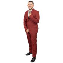 Terno masculino Microfibra Melange elegante qualidade casamento barato