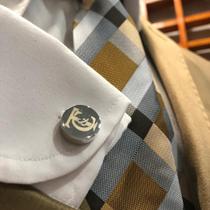 Terno masculino Plus Size Poliviscose Pespontado Cáqui Nº 62