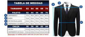 Terno Masculino Plus Size Preto Jordhan