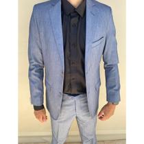 Terno Masculino Poliviscose - Toque Macio - 2025 - Azul Jeans