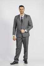 Terno Masculino Slim Oxford Inovatore Chumbo Jordhan Terno Masculino Slim Oxford Inovatore Chumbo Jordhan