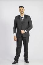 Terno Masculino Slim Oxford Inovatore Preto Jordhan Terno Masculino Slim Oxford Inovatore Preto Jordhan