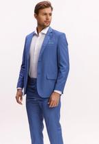 Terno Masculino Slim Poliviscose Denim Azul Claro Jordhan Terno Masculino Slim Poliviscose Denim Azul Claro Jordhan