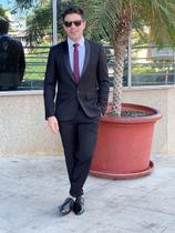 Terno Masculino Super Slim Fit com Gola Shawl