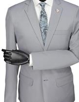 Terno Microfibra cinza escuro