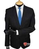 Terno microfibra preto strech Terno microfibra preto strech