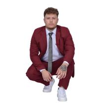 Terno microfibra Slim Masculino Lançamento Tendência