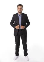 Terno Oxford Slim Masculino Social 9 Cores - Paleto+Calça Alves Alfaiataria