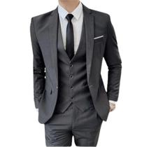 Terno Oxford Slim Masculino Social 9 Cores - Paleto+Calça Terra Forte Ternos