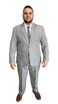 Terno Plus size cinza médio melange Terno Plus size cinza médio melange