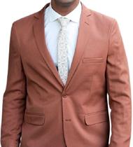 Terno plus size cognac