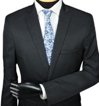 Terno PS/MF preto detalhado