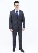 Terno Slim Lã Fria Chumbo - Super 120 - 58/52