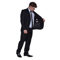 Terno Slim Masculino Microfibra Executivo Blazer+calça