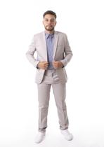 Terno Slim Oxford para o Homem de Sucesso
