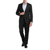 Terno Social Masculino Highstil Costume Liso Preto - 601513