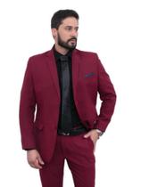 Terno Social Masculino Microfibra Premium Diversas Cores