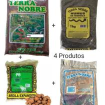 Terra Adubada 5k + Húmus Minhoca + Argila Exp. + Casca Pinus Terra Adubada 5k + Húmus Minhoca + Argila Exp. + Casca Pinus