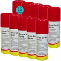 Terra Cortril Spray 125ml Zoetis Kit com 10 Terra Cortril Spray 125ml Zoetis Kit com 10