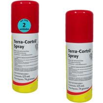 Terra Cortril Spray 125ml Zoetis Kit com 2
