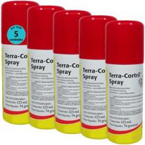Terra Cortril Spray 125ml Zoetis Kit com 5 Terra Cortril Spray 125ml Zoetis Kit com 5