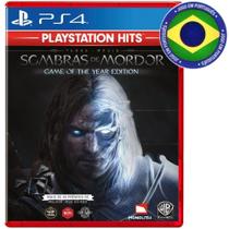 Terra Média Sombras de Mordor GOTY PS 4 Mídia Física Dublado em Português - Warner Bros Games