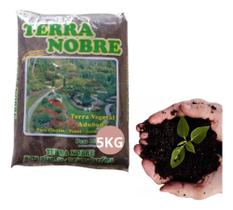 Terra Nobre Vegetal Adubada 5kg Horta Vaso Plantas Jardim Terra Nobre Vegetal Adubada 5kg Horta Vaso Plantas Jardim