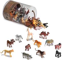 Terra por Battat Animais Silvestres Brinquedos de Animais Silvestres Em Miniatura Variados Para Crianças 3+ (60 Pc) Multi, 2"