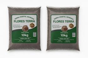 Terra Vegetal 10Kg Flores Terra Qualidade Para Plantas Kit 2 Terra Vegetal 10Kg Flores Terra Qualidade Para Plantas Kit 2