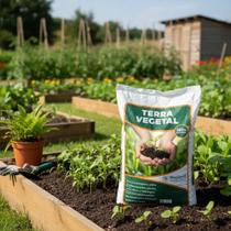Terra vegetal adubada orgânica 5 kg Mogifertil