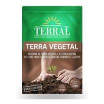 Terra Vegetal - TERRAL - 30% de Esterco de gado confinado.