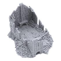 Terrain EnderToys Ruined Barlyway Cottage 28 mm impresso em 3D Terrain EnderToys Ruined Barlyway Cottage 28 mm impresso em 3D
