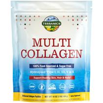 Terranics Polvo Multi Colágeno, 454 g, 20 g por porción, Colágeno Hidrolizado Tipo I II III V X, Bovino, Marino, Pollo y Membrana de Cáscara de Huevo, Sin Azúcar, Keto, Apoyo para Belleza y Movilidad, Sin Sabor, 454 g Terranics Polvo Multi Colágeno, 454 g, 20 g por porción, Colágeno Hidrolizado Tipo I II III V X, Bovino, Marino, Pollo y Membrana de Cáscara de Huevo, Sin Azúcar, Keto, Apoyo para Belleza y Movilidad, Sin Sabor, 454 g