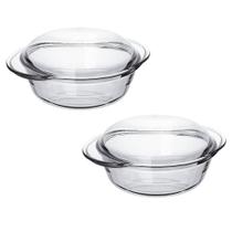 Terrina Redonda Pequena Base 0,7L Tampa 0,3L - 2Un Nadir Terrina Redonda Pequena Base 0,7L Tampa 0,3L - 2Un Nadir